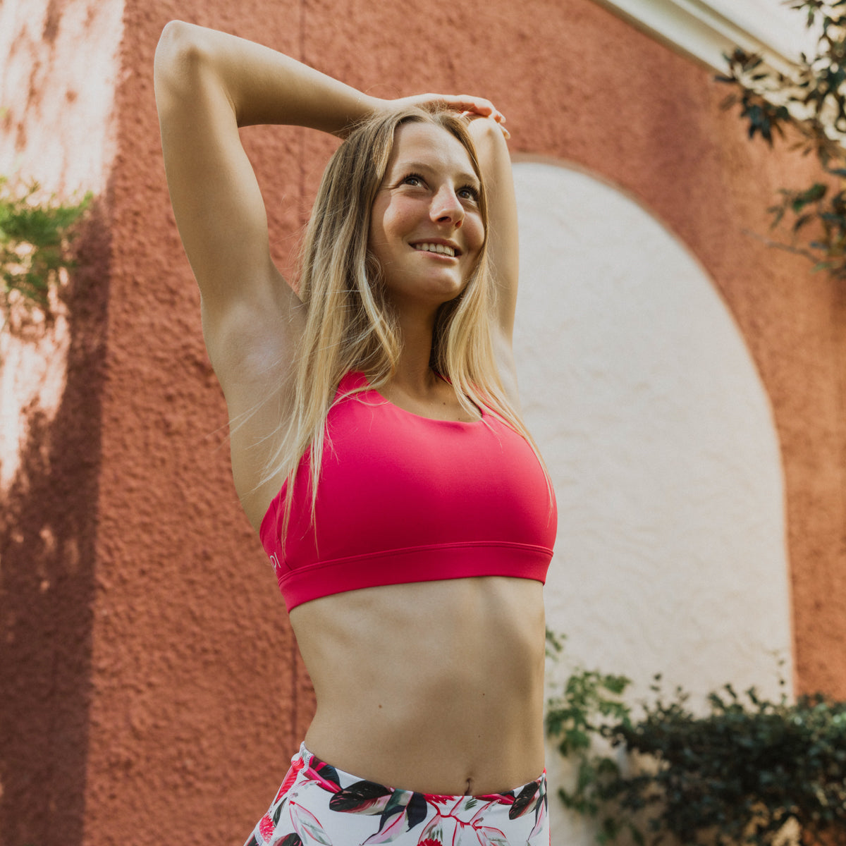 IMPI Running 6 Strap Bra Top - Watermelon