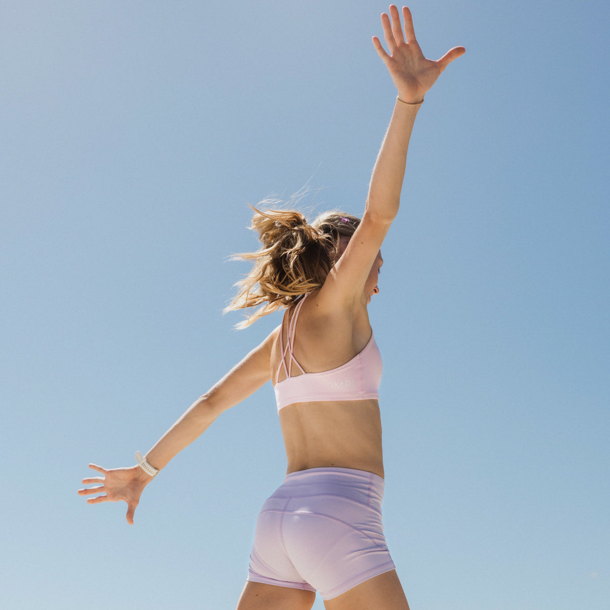 IMPI High Waist Bike Shorts - Lilac Sorbet