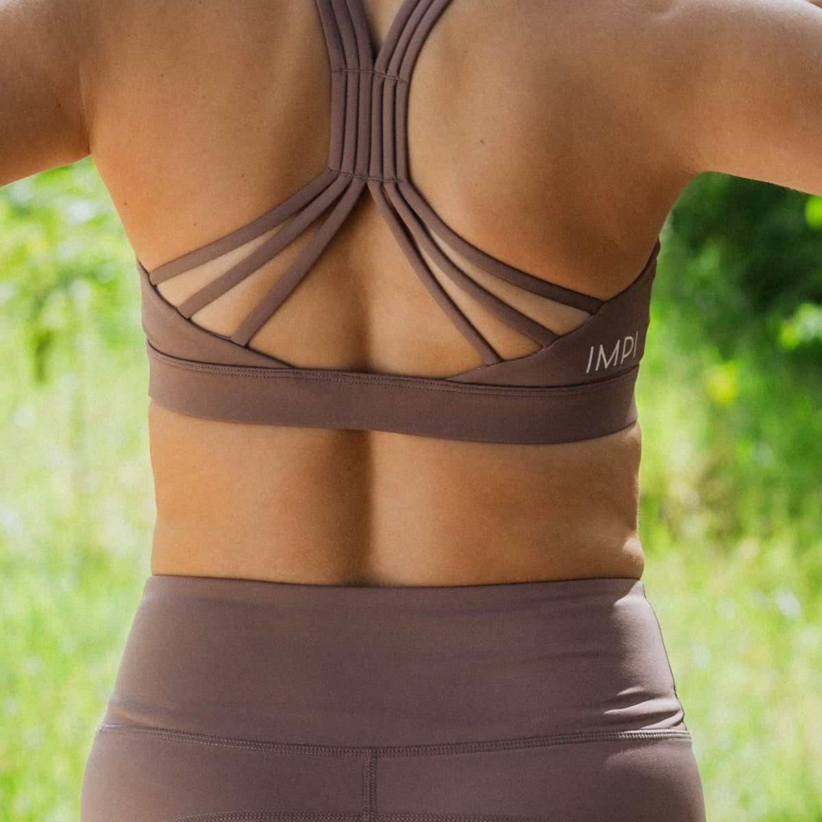 brown sports bra