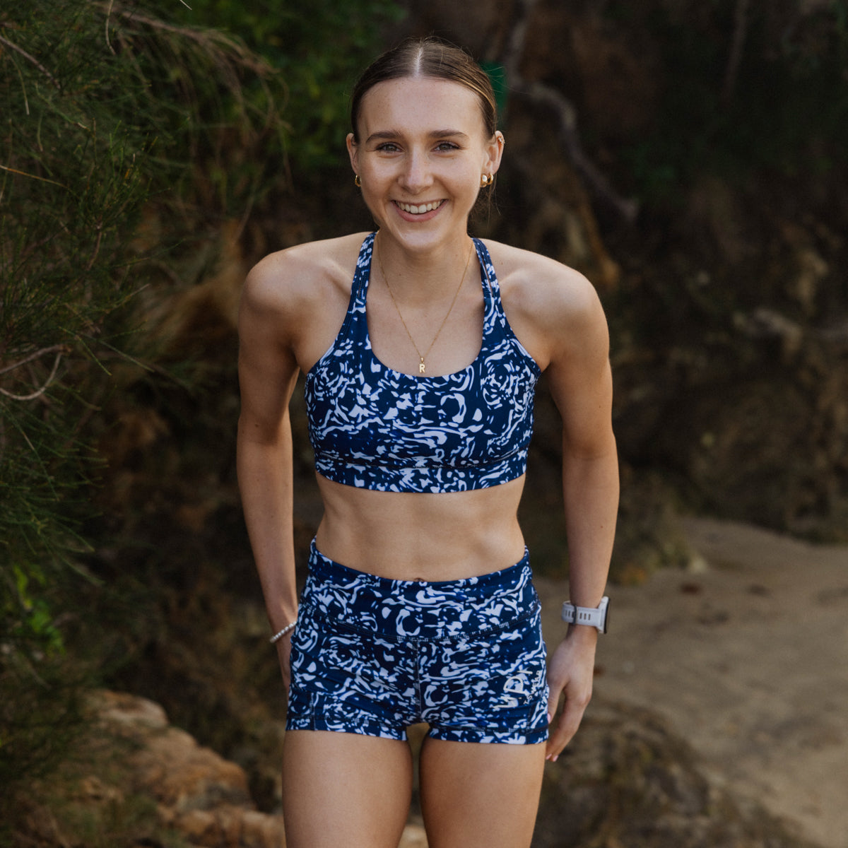 IMPI Running Loop Bra Top- Rose Shadow