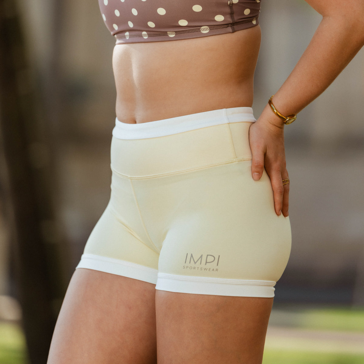 yellow girls bike shorts