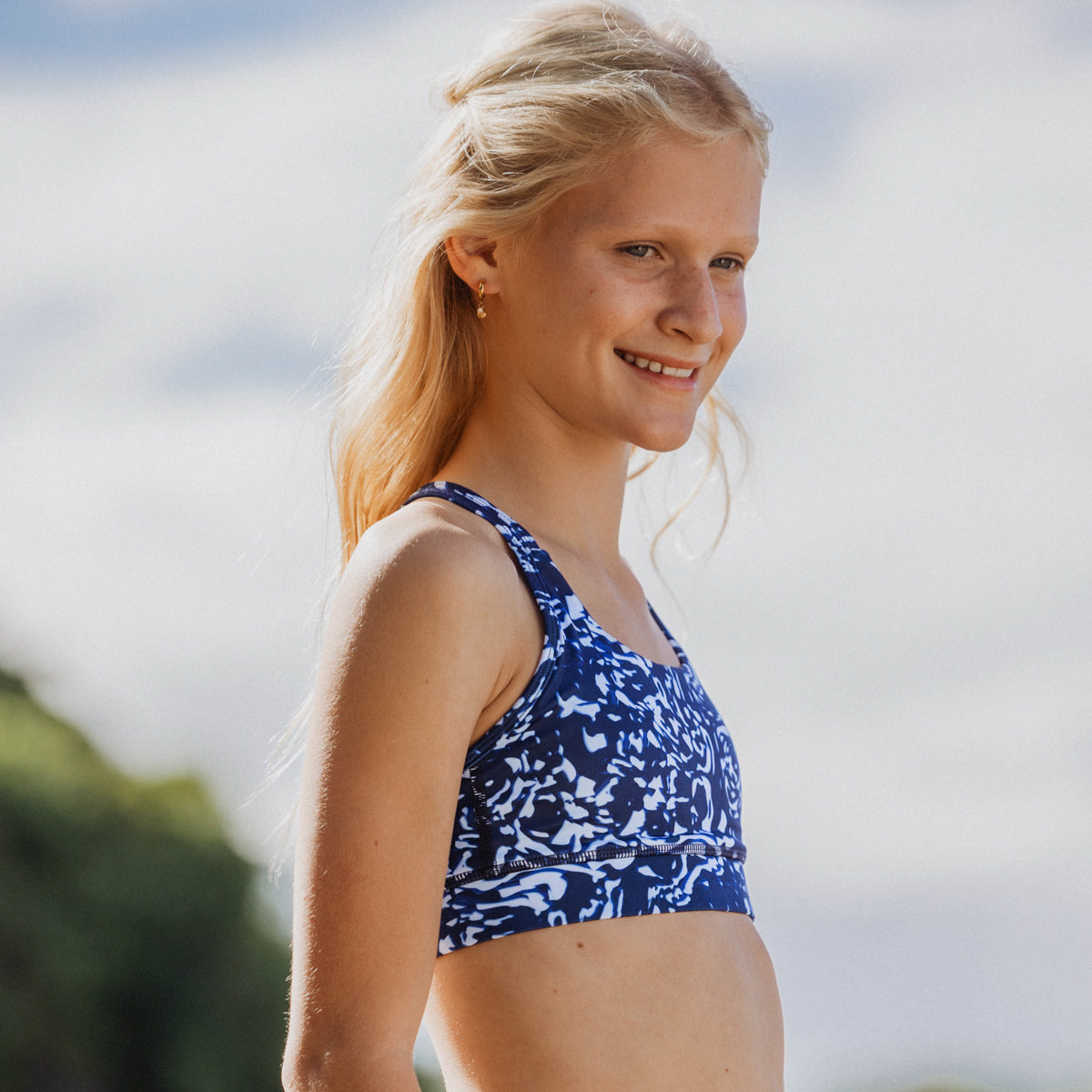 IMPI Running Loop Bra Top- Rose Shadow