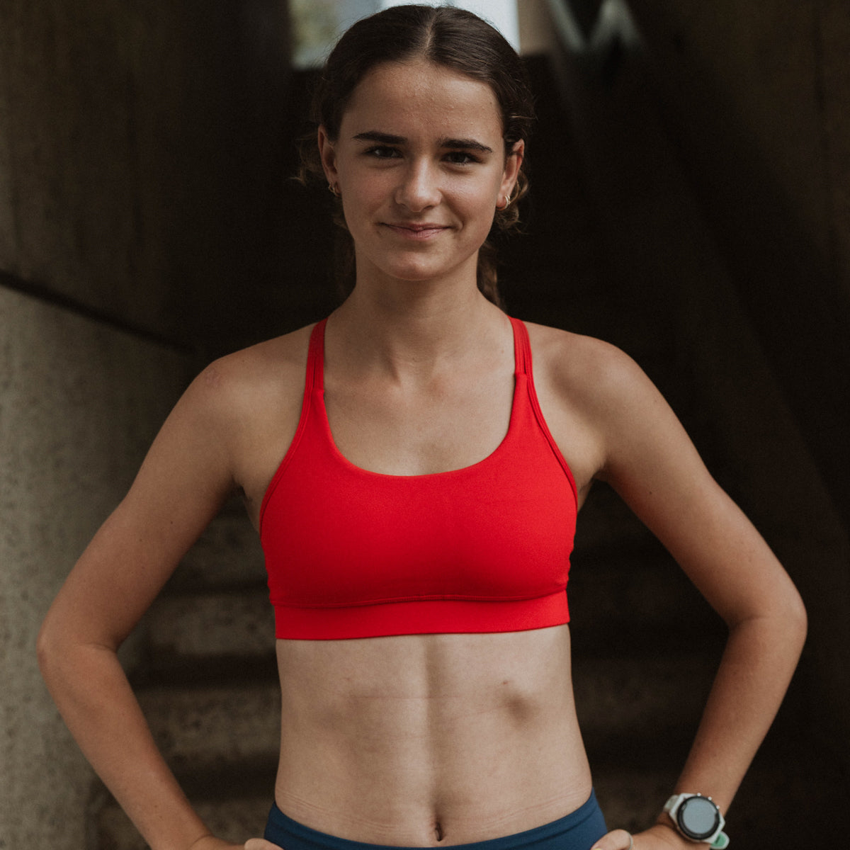 IMPI Running Loop Bra Top - Red