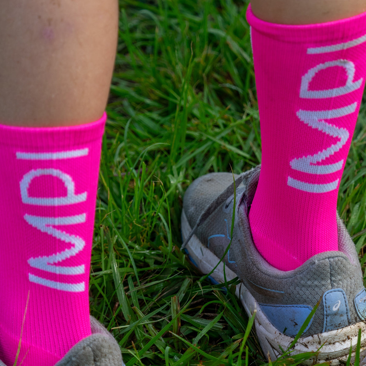 IMPI Socks - Hot Pink/White