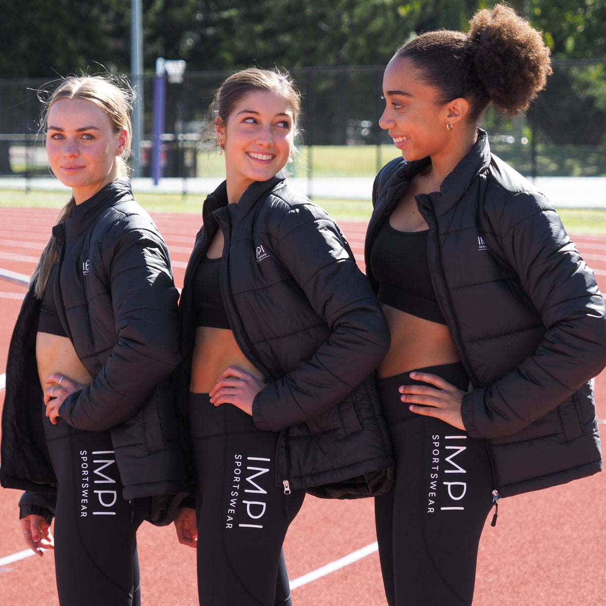 black puffer jacket