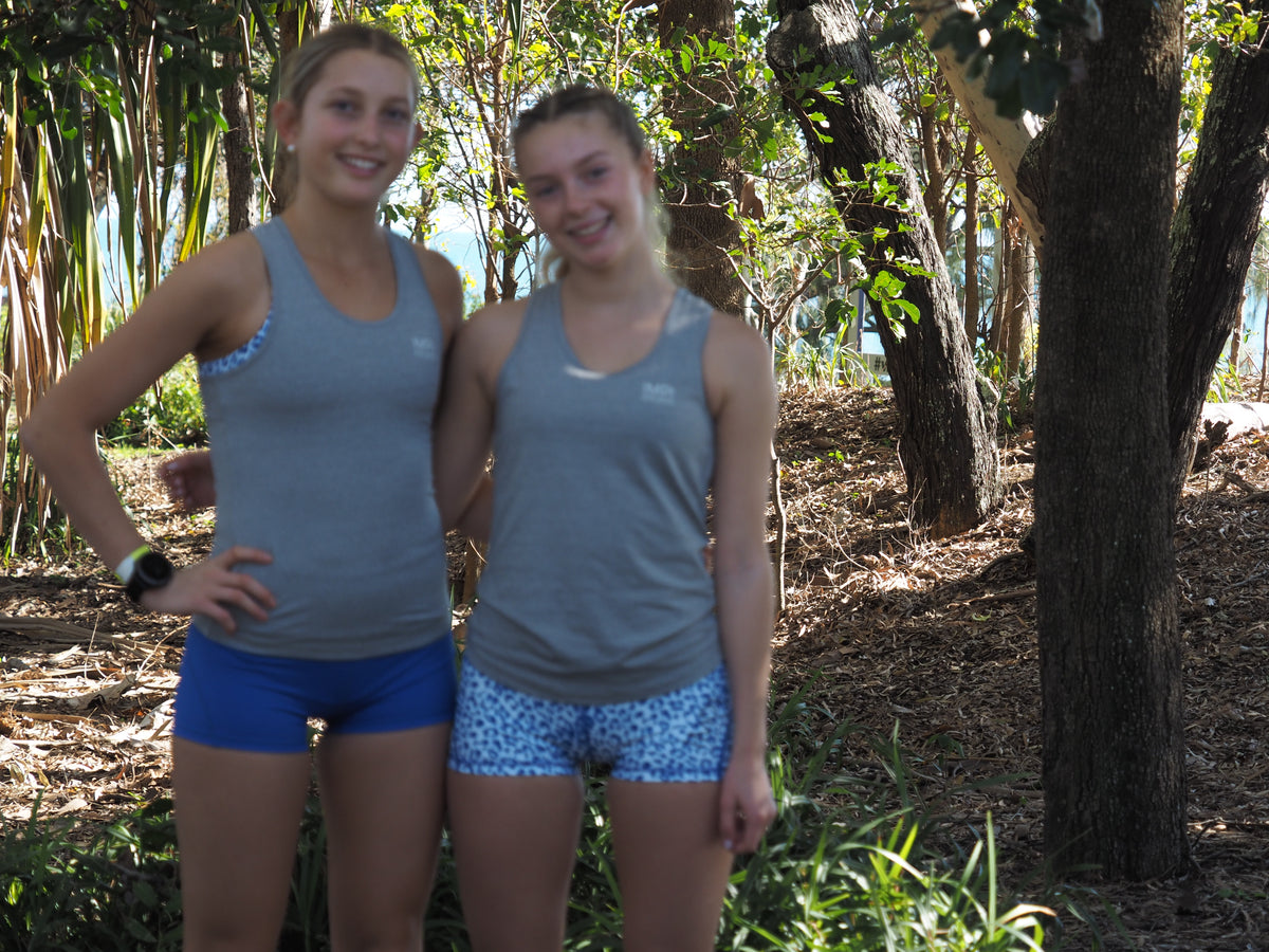 IMPI Fitted Running Singlet -  Grey Melange