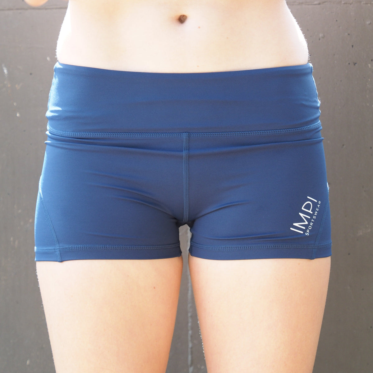 IMPI Girls Bike Shorts & Running Shorts - Navy - Impi Sportswear