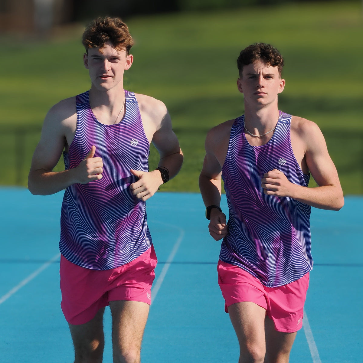 boys bright running shorts