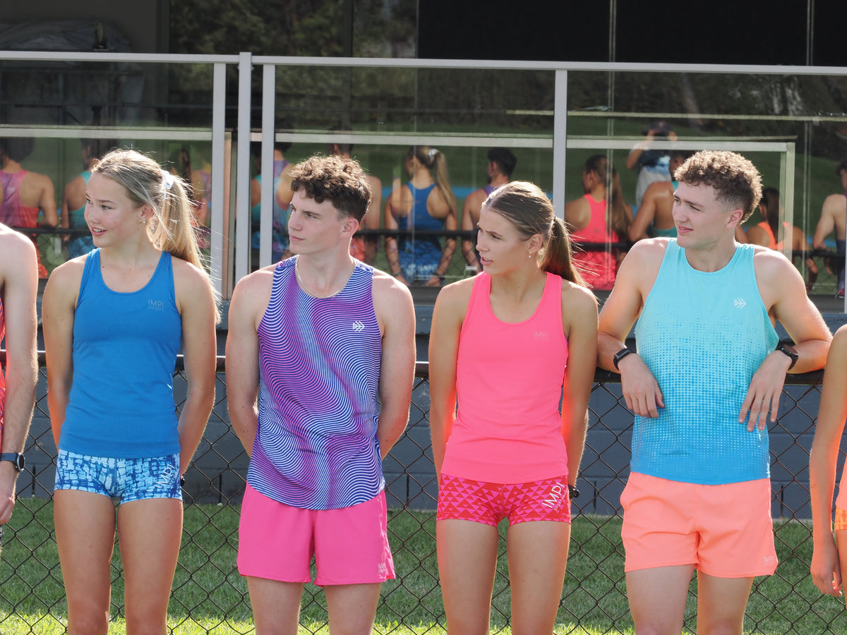 IMPI Fitted Running Singlet - Delta Blue