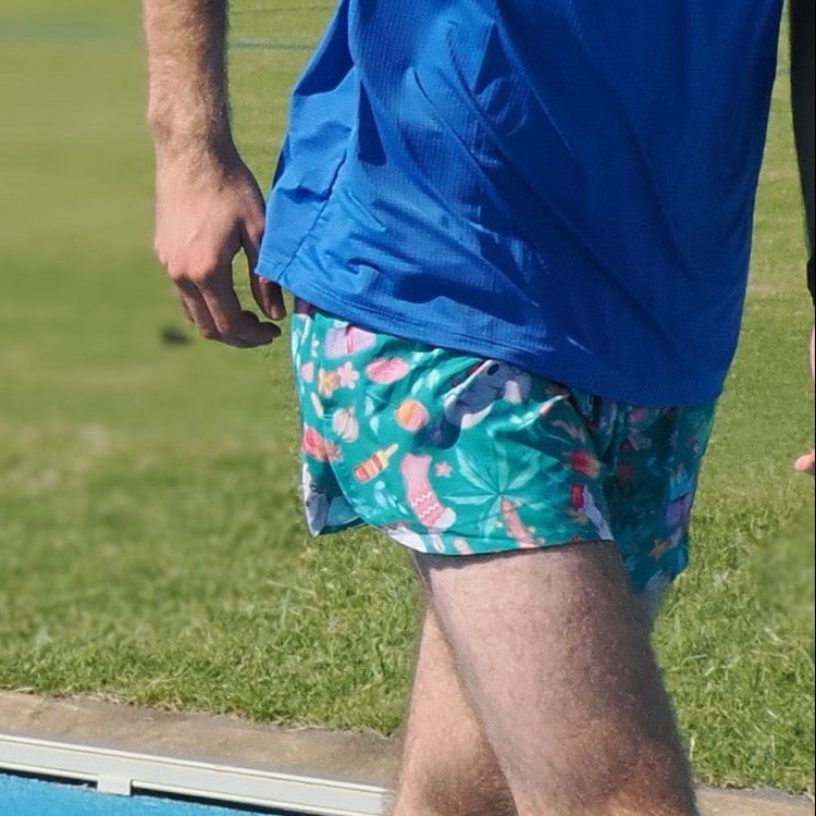 boys christmas running shorts