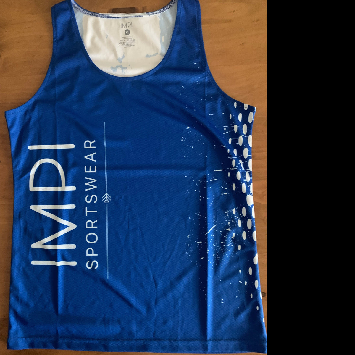 IMPI Unisex Running Singlet - Royal Blue