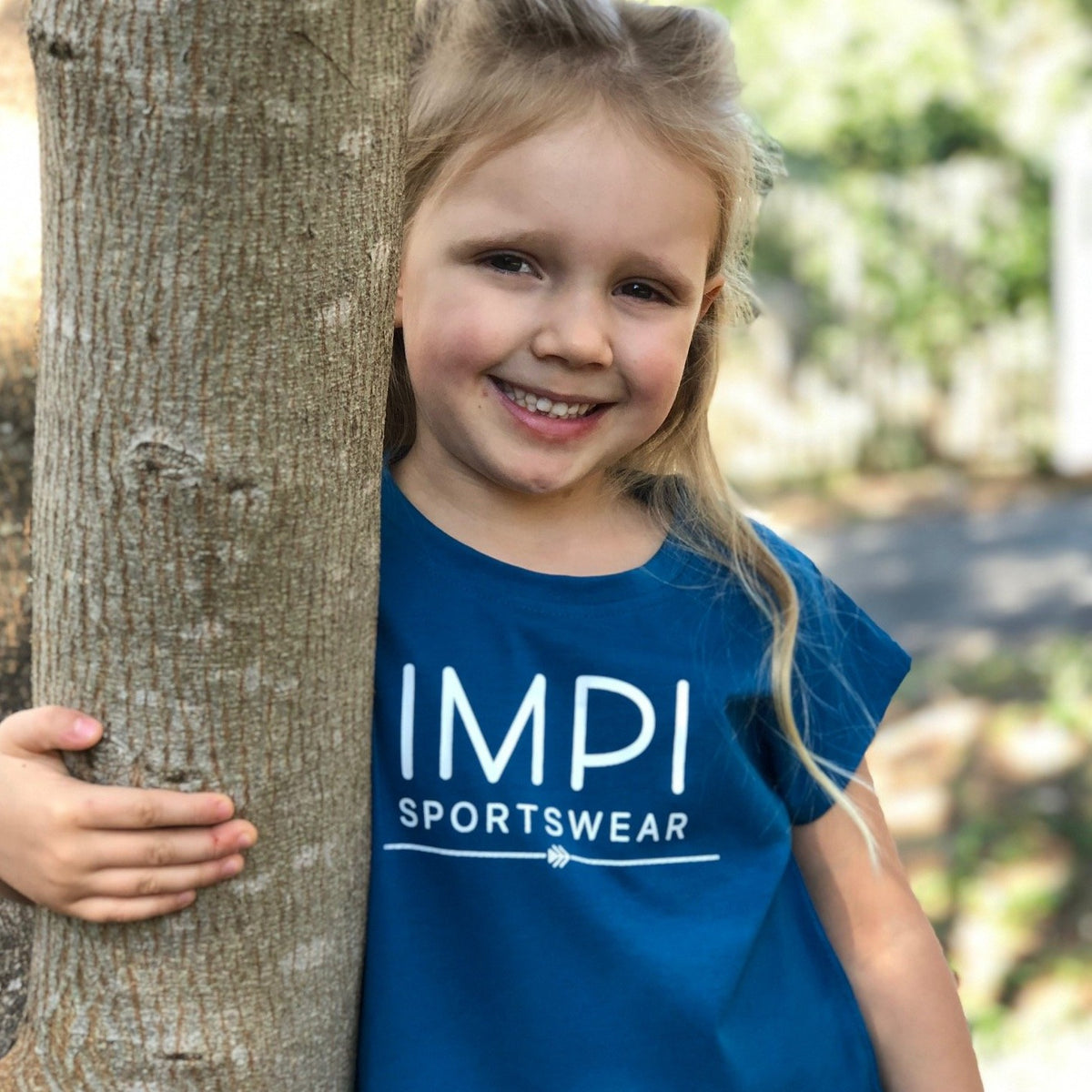 LITTLE IMPI  Girl&#39;s Tee - Blue