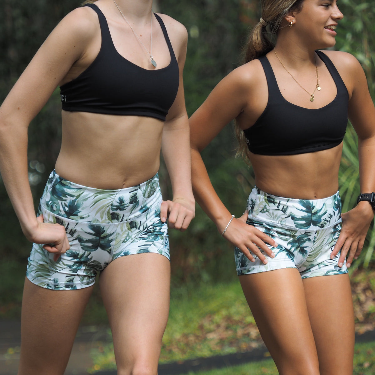 rain forest running shorts