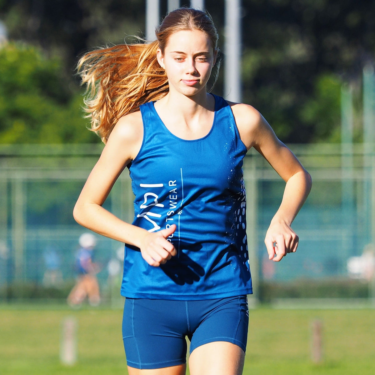 IMPI Unisex Running Singlet - Teal