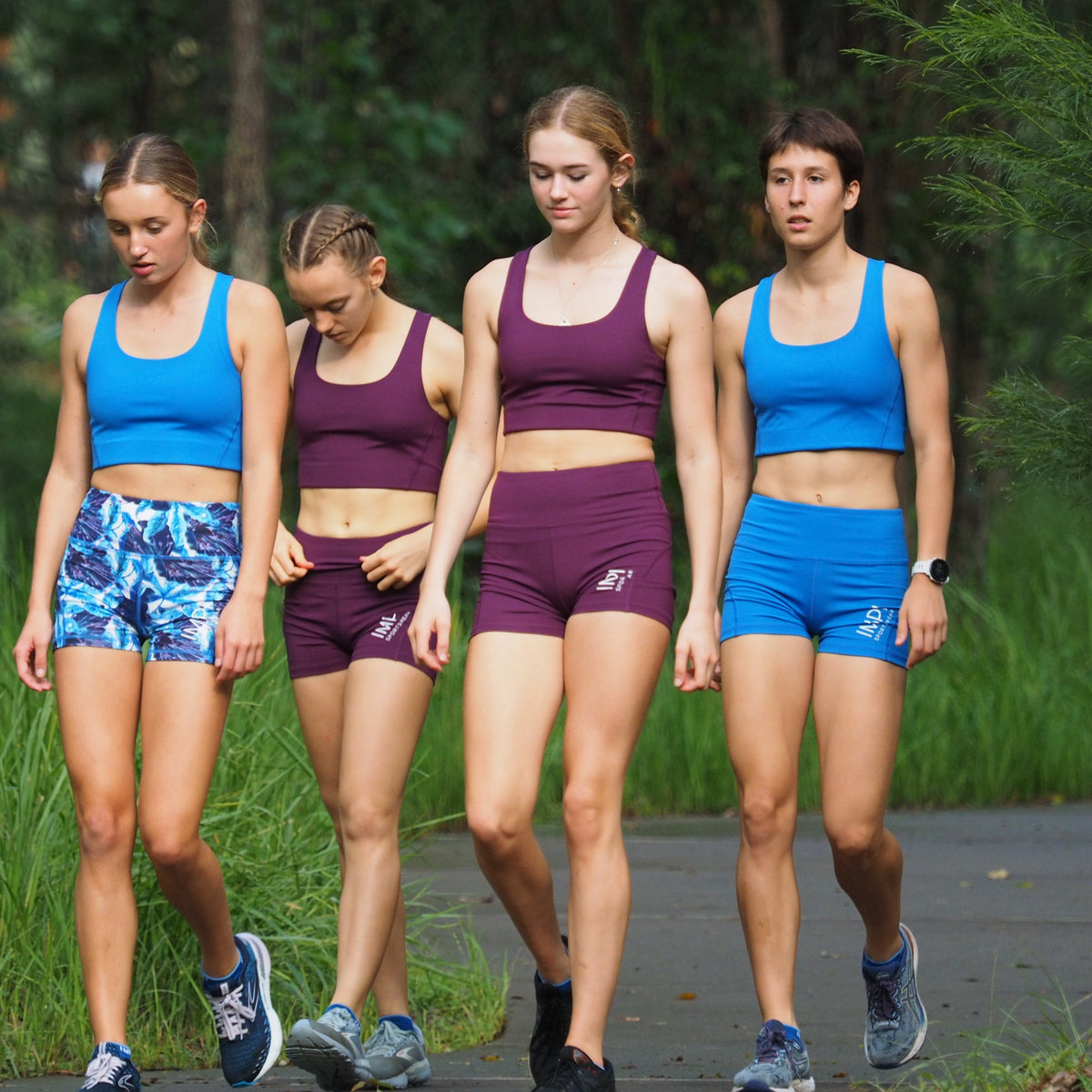 teen running shorts