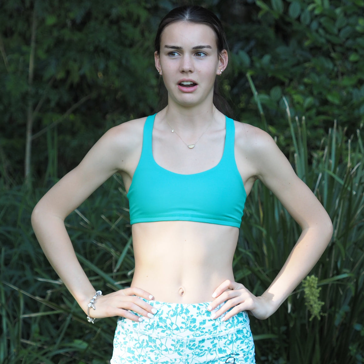 green running crop