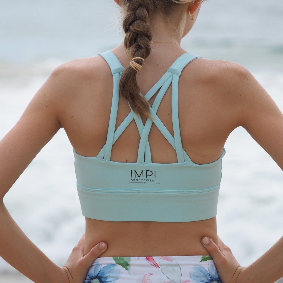 seafoam longer crop