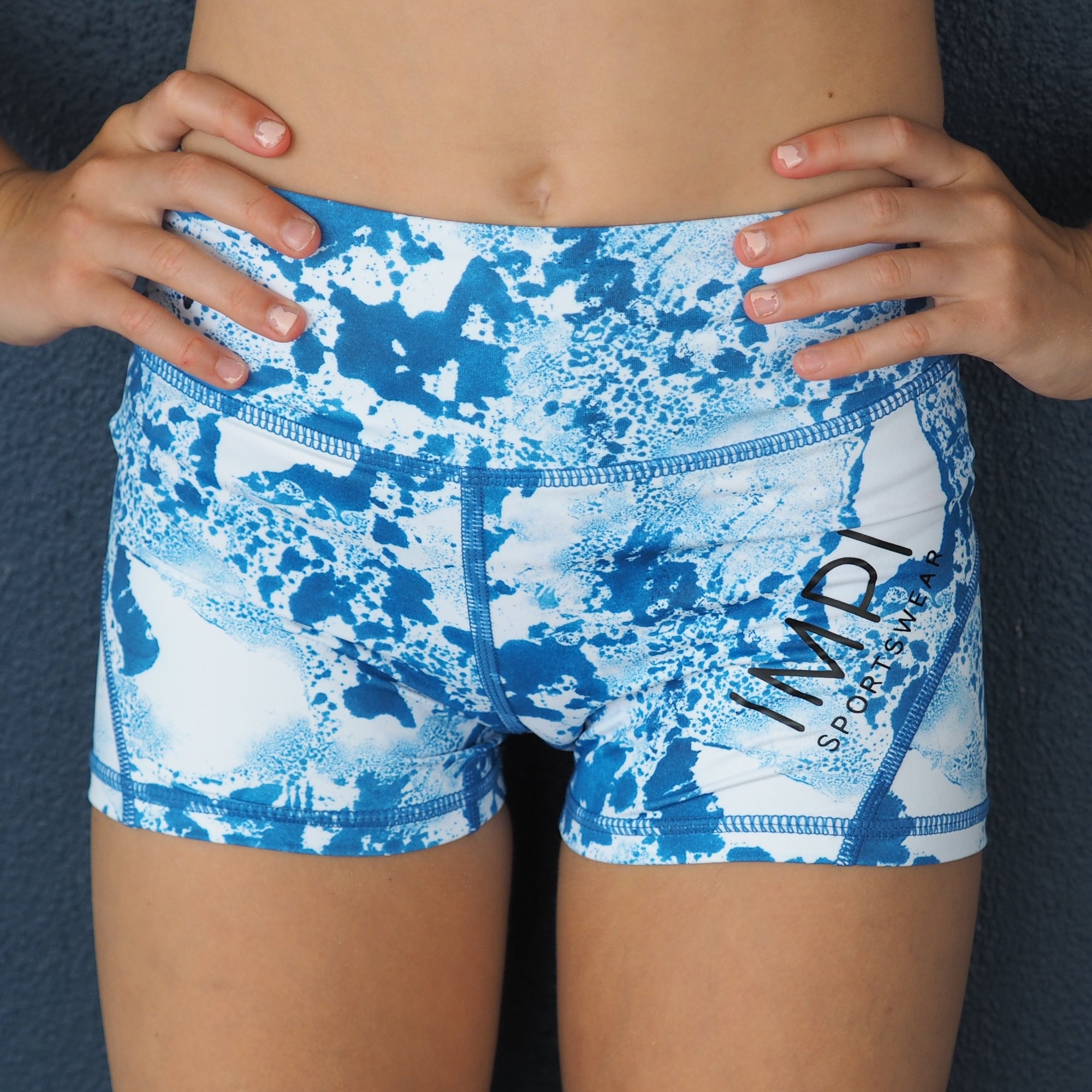 blue bike pants