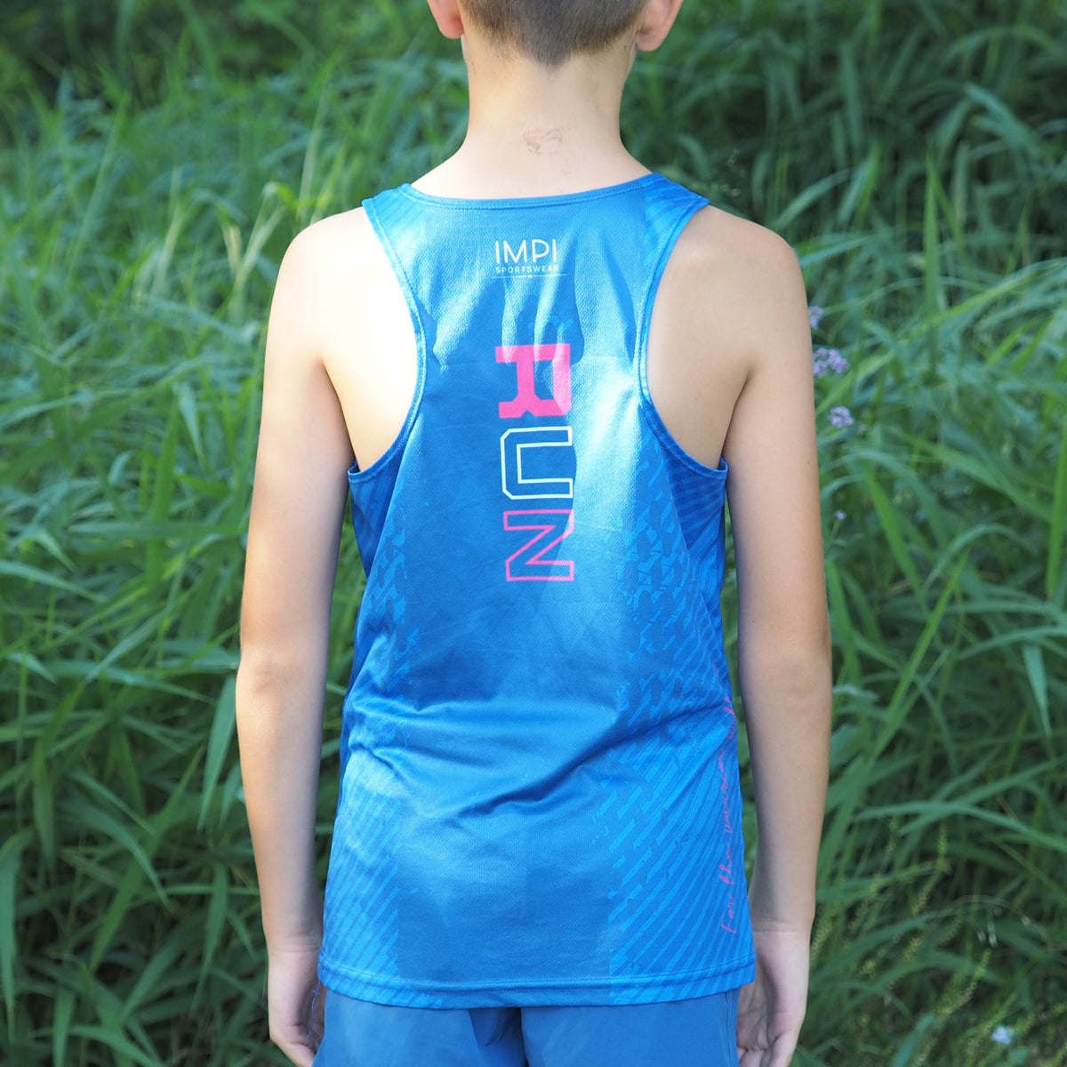 boys running singlet