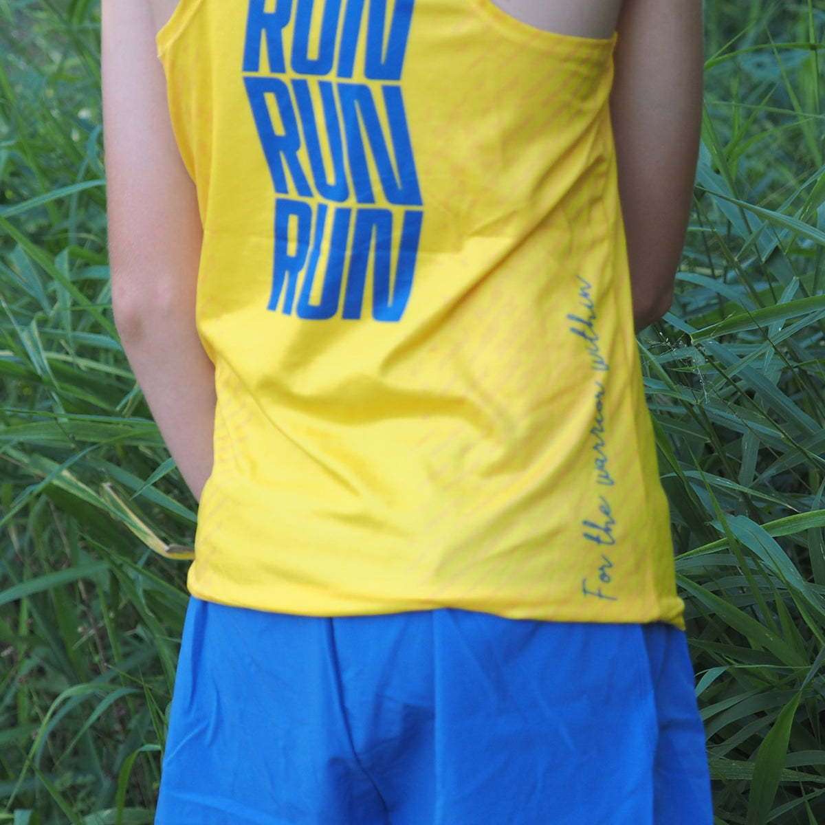 boys running singlet