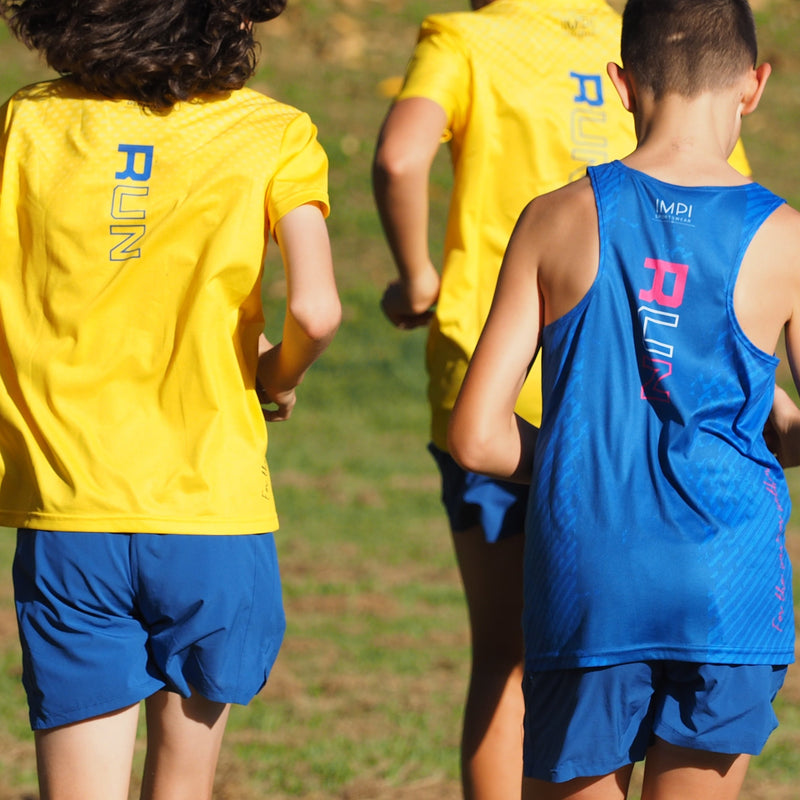 IMPI Boys Running Shorts Atlantic Blue Impi Sportswear