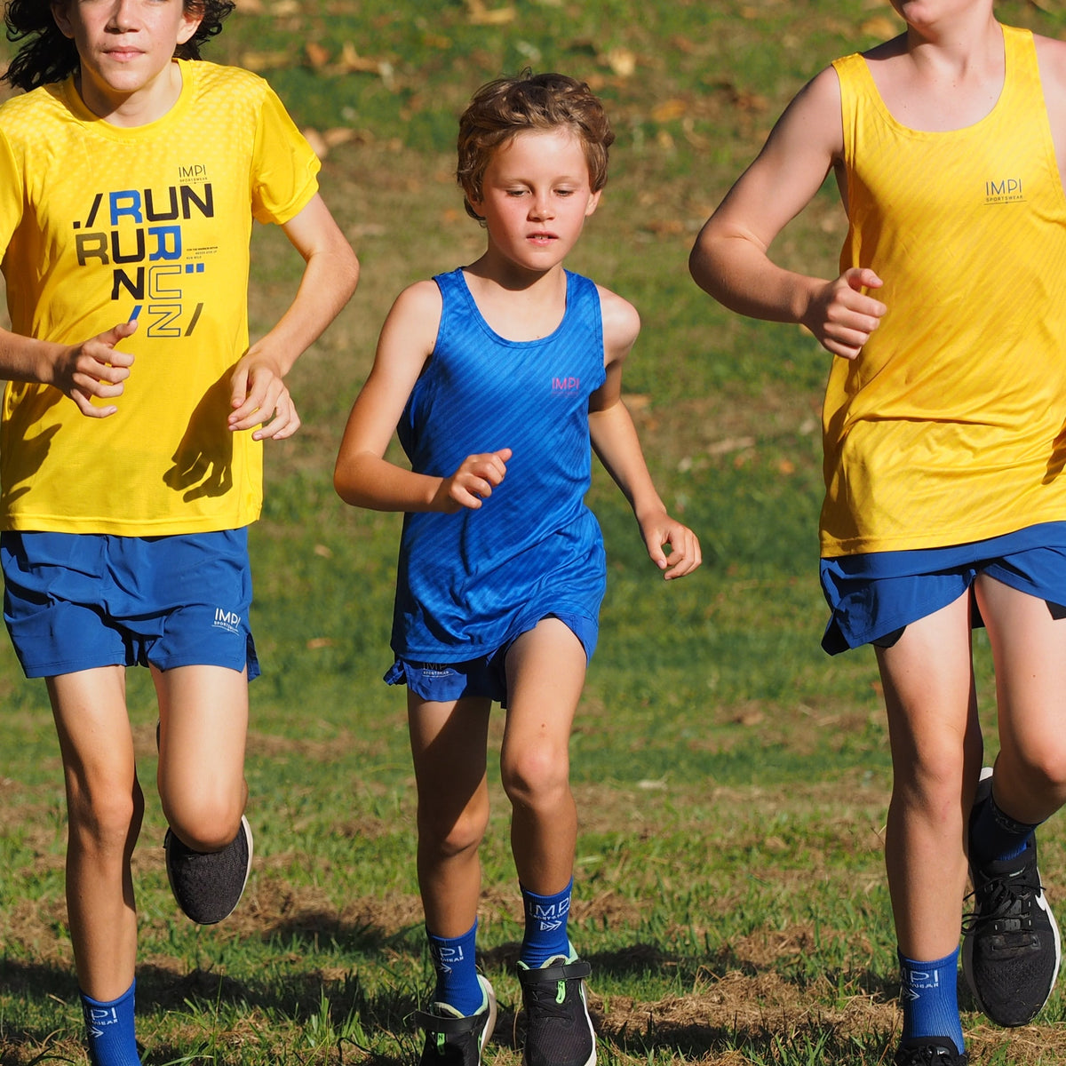 boys running singlet