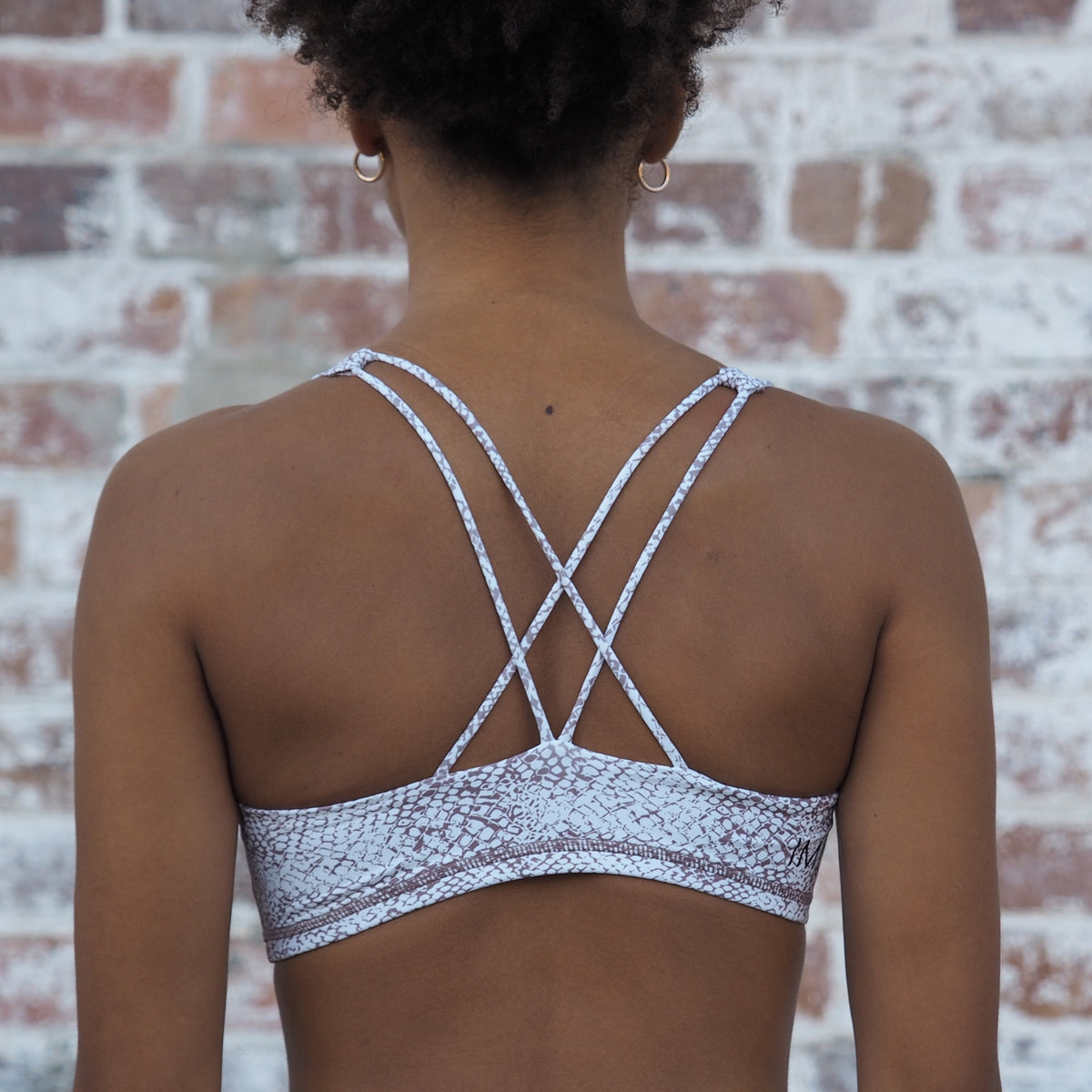 IMPI snakeskin bra top