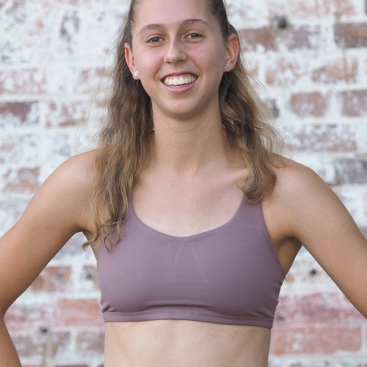 IMPI brown crop top