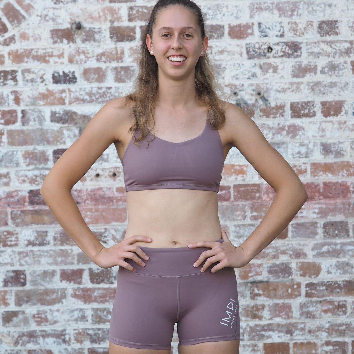 IMPI brown crop top